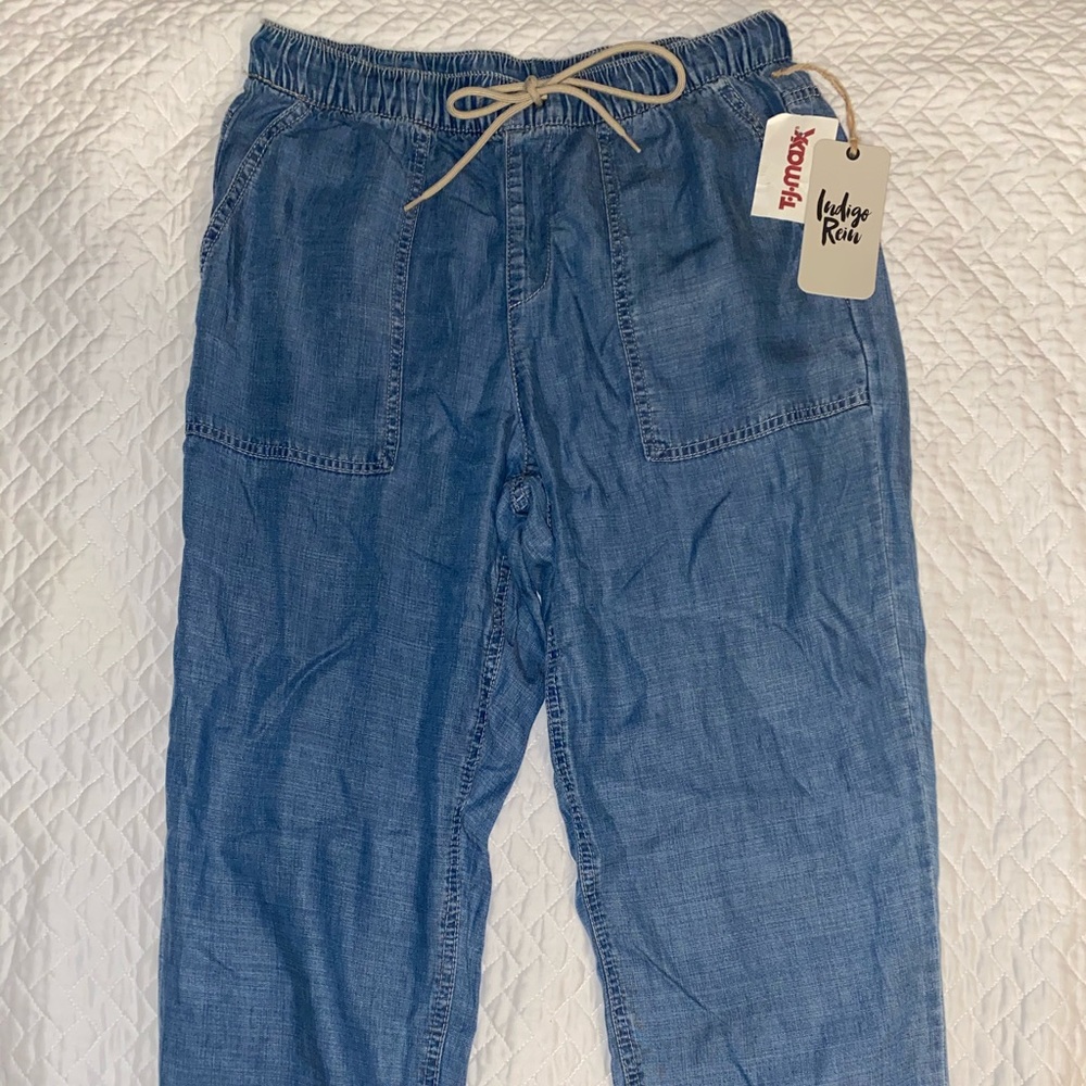 NWT Denim Joggers
